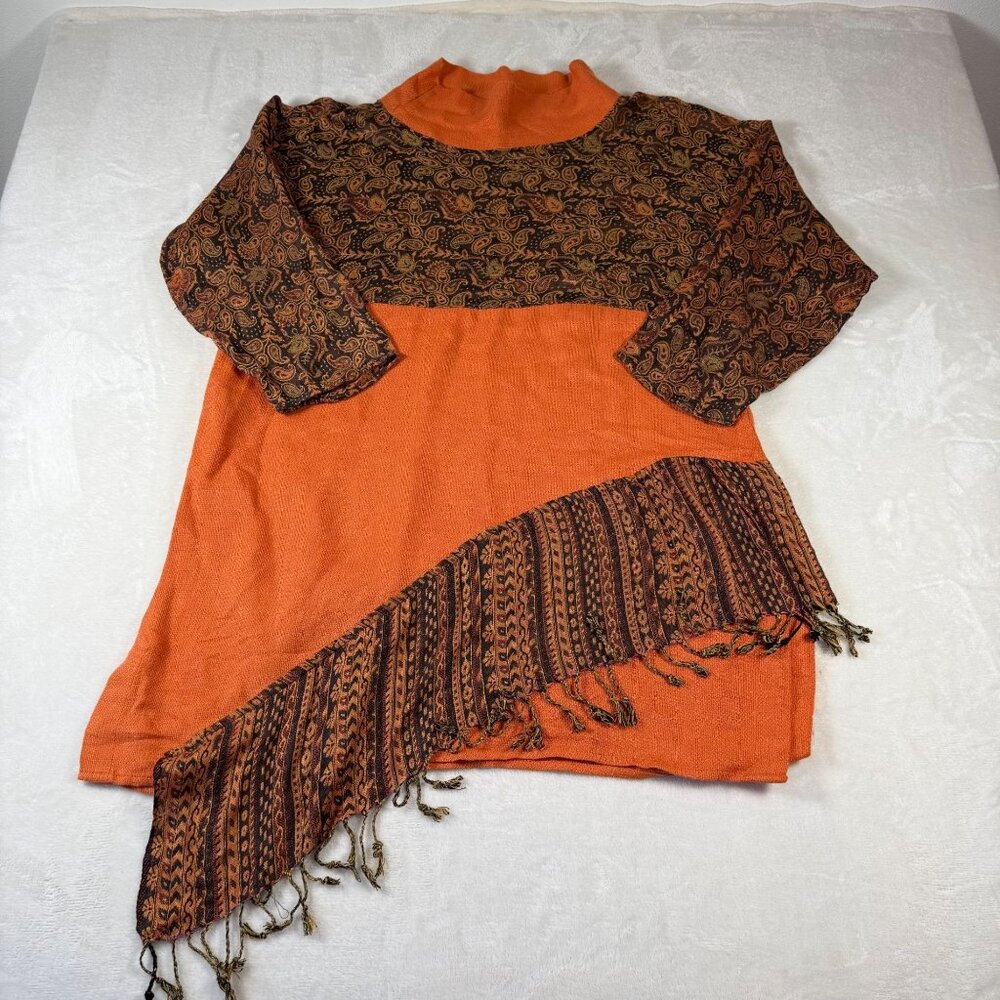 Hampstead Bazaar O/S Tunic Boho Hippie Indian Layered Lagenlook Oversized